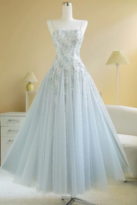 Đầm maxi lưới xòe phối ren thêu nổi Sò Vintage – mẫu VELANA cho thuê tại Hà Nội